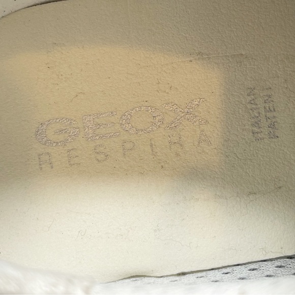 GEOX RESPIRA Women’s BLOMIEE ANTHRACITE GLITTER Sneakers Side Zip Size 9 - Picture 8 of 11